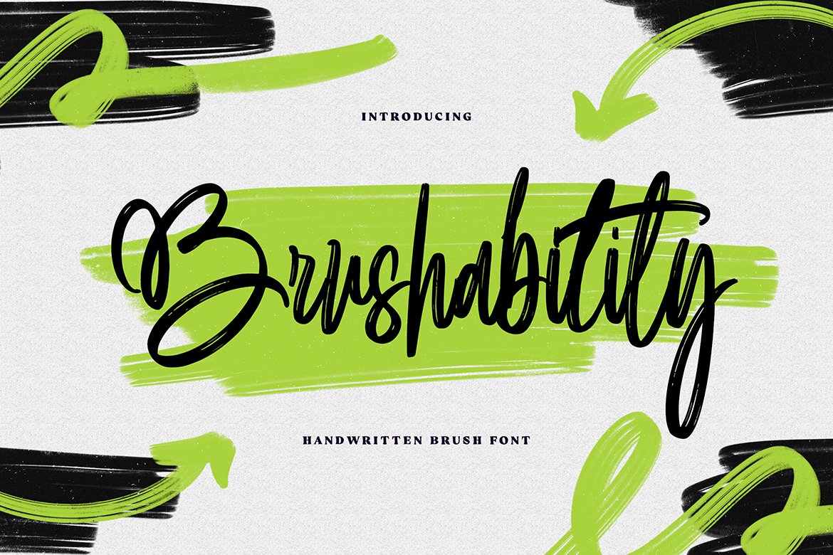 Brushability - Handwritten Brush Font